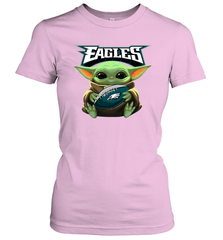 Baby Yoda Loves The Philadelphia Eagles Star Wars NFL Shirts Women's T-Shirt - PrimaryTee