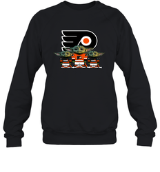 Philadelphia Flyers Star Wars Logo Baby Yoda Sweatshirt - PrimaryTee