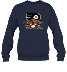 Philadelphia Flyers Star Wars Logo Baby Yoda Sweatshirt - PrimaryTee