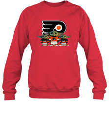 Philadelphia Flyers Star Wars Logo Baby Yoda Sweatshirt - PrimaryTee