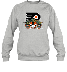 Philadelphia Flyers Star Wars Logo Baby Yoda Sweatshirt - PrimaryTee