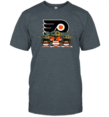 Philadelphia Flyers Star Wars Logo Baby Yoda Men's T-Shirt - PrimaryTee