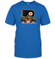 Philadelphia Flyers Star Wars Logo Baby Yoda Men's T-Shirt - PrimaryTee