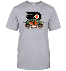 Philadelphia Flyers Star Wars Logo Baby Yoda Men's T-Shirt - PrimaryTee