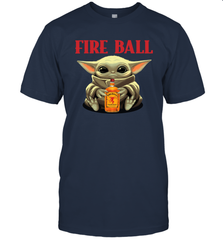 Baby Yoda Hugs Fireball Bottle Star Wars Shirts Men's T-Shirt - PrimaryTee