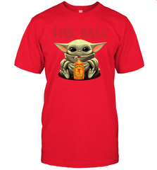 Baby Yoda Hugs Fireball Bottle Star Wars Shirts Men's T-Shirt - PrimaryTee