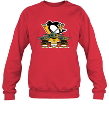 Pittsburgh Penguins Star Wars Logo Baby Yoda Sweatshirt - PrimaryTee