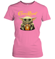 Baby Yoda Hugs Crown Royal Bottle Star Wars Shirts Women's T-Shirt - PrimaryTee