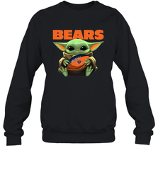 Baby Yoda Loves The Chicago Bears Star Wars NFL Shirts Sweatshirt - PrimaryTee