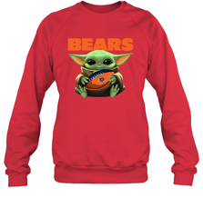 Baby Yoda Loves The Chicago Bears Star Wars NFL Shirts Sweatshirt - PrimaryTee