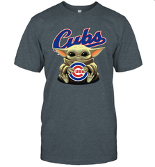 Baby Yoda Hugs The Chicago Cubs Shirts Men's T-Shirt - PrimaryTee
