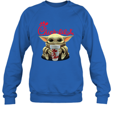 Baby Yoda Hugs Chick Fil A Cup Star Wars Shirts Sweatshirt - PrimaryTee