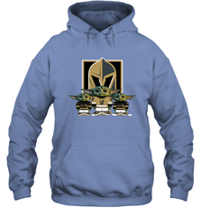 Vegas Golden Knights Star Wars Logo Baby Yoda Hoodie - PrimaryTee