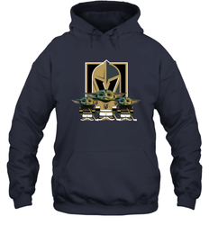 Vegas Golden Knights Star Wars Logo Baby Yoda Hoodie - PrimaryTee