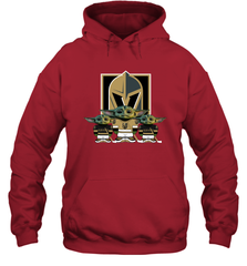 Vegas Golden Knights Star Wars Logo Baby Yoda Hoodie - PrimaryTee