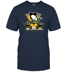 Pittsburgh Penguins Star Wars Logo Baby Yoda Men's T-Shirt - PrimaryTee