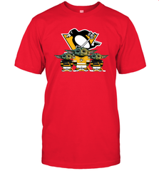 Pittsburgh Penguins Star Wars Logo Baby Yoda Men's T-Shirt - PrimaryTee