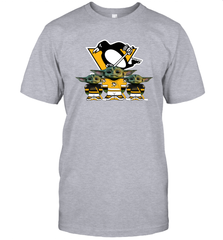 Pittsburgh Penguins Star Wars Logo Baby Yoda Men's T-Shirt - PrimaryTee