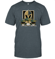 Vegas Golden Knights Star Wars Logo Baby Yoda Men's T-Shirt - PrimaryTee