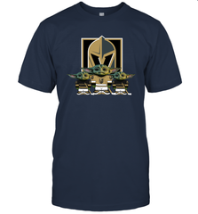 Vegas Golden Knights Star Wars Logo Baby Yoda Men's T-Shirt - PrimaryTee