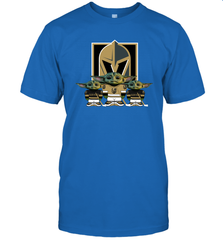 Vegas Golden Knights Star Wars Logo Baby Yoda Men's T-Shirt - PrimaryTee