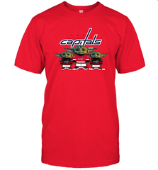 Washington Capitals Star Wars Logo Baby Yoda Men's T-Shirt - PrimaryTee