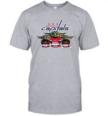 Washington Capitals Star Wars Logo Baby Yoda Men's T-Shirt - PrimaryTee