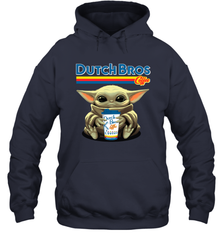 Baby Yoda Hugs Dutch Bros Hoodie - PrimaryTee