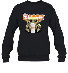Baby Yoda Hugs Dunkin' Donuts Cup Star Wars Shirts Sweatshirt - PrimaryTee