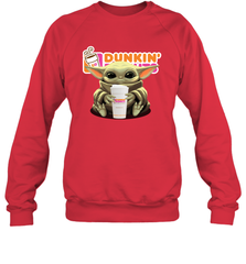 Baby Yoda Hugs Dunkin' Donuts Cup Star Wars Shirts Sweatshirt - PrimaryTee