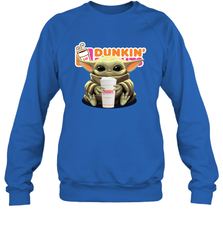 Baby Yoda Hugs Dunkin' Donuts Cup Star Wars Shirts Sweatshirt - PrimaryTee