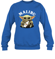 Baby Yoda Hugs Malibu Bottle Star Wars Shirts Sweatshirt - PrimaryTee