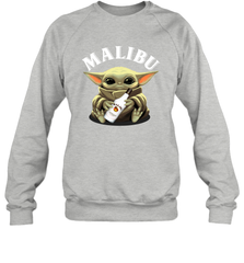 Baby Yoda Hugs Malibu Bottle Star Wars Shirts Sweatshirt - PrimaryTee