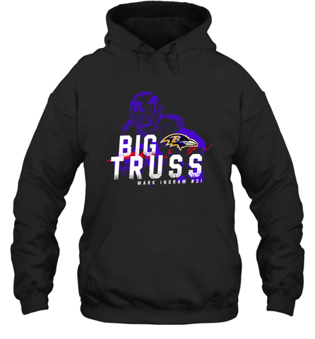 Big Truss Mark Ingram #21 Baltimore Ravens Shirt Hoodie - PrimaryTee