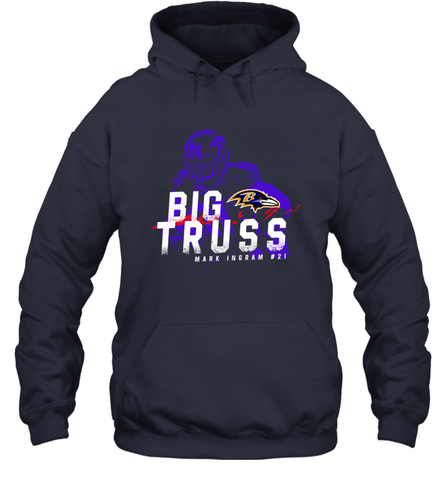 Big Truss Mark Ingram #21 Baltimore Ravens Shirt Hoodie - PrimaryTee