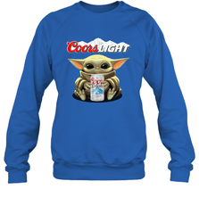 Baby Yoda Hugs Coors Light Beer Star Wars Shirts Sweatshirt - PrimaryTee