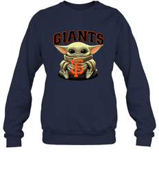 Baby Yoda Hugs The San Francisco Giants Shirts Sweatshirt - PrimaryTee