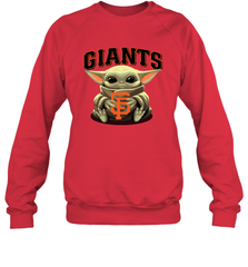 Baby Yoda Hugs The San Francisco Giants Shirts Sweatshirt - PrimaryTee