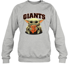 Baby Yoda Hugs The San Francisco Giants Shirts Sweatshirt - PrimaryTee