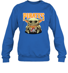 Baby Yoda Hugs The Pittsburgh Pirates Shirts Sweatshirt - PrimaryTee