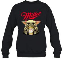 Baby Yoda Hugs Miller High Life Beer Star Wars Shirts Sweatshirt - PrimaryTee