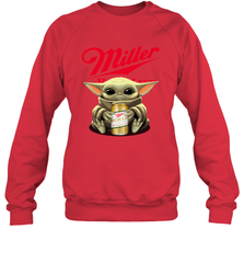 Baby Yoda Hugs Miller High Life Beer Star Wars Shirts Sweatshirt - PrimaryTee