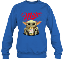 Baby Yoda Hugs Miller High Life Beer Star Wars Shirts Sweatshirt - PrimaryTee