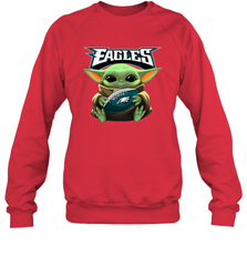 Baby Yoda Loves The Philadelphia Eagles Star Wars NFL Shirts Sweatshirt - PrimaryTee