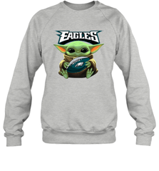 Baby Yoda Loves The Philadelphia Eagles Star Wars NFL Shirts Sweatshirt - PrimaryTee