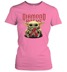 Baby Yoda Hugs The Arizona Diamondbacks Shirts Women's T-Shirt - PrimaryTee