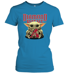 Baby Yoda Hugs The Arizona Diamondbacks Shirts Women's T-Shirt - PrimaryTee