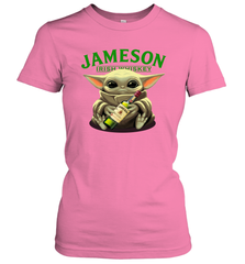 Baby Yoda Hugs Jameson Irish Whiskey Star Wars Shirts Women's T-Shirt - PrimaryTee