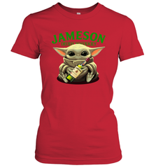 Baby Yoda Hugs Jameson Irish Whiskey Star Wars Shirts Women's T-Shirt - PrimaryTee
