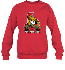 Ottawa Senators Star Wars Logo Baby Yoda Sweatshirt - PrimaryTee